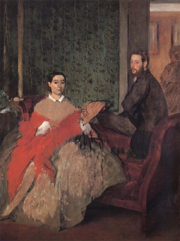 Edgar Degas M.et M Edmond Morbilli oil painting image